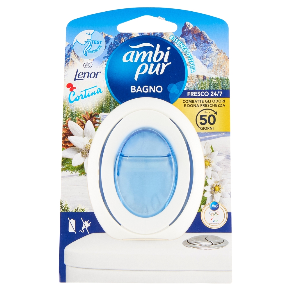 Ambi Pur Bagno Profumatore per Ambienti Elimina e Previene gli Odori, Cortina 7,5 ml